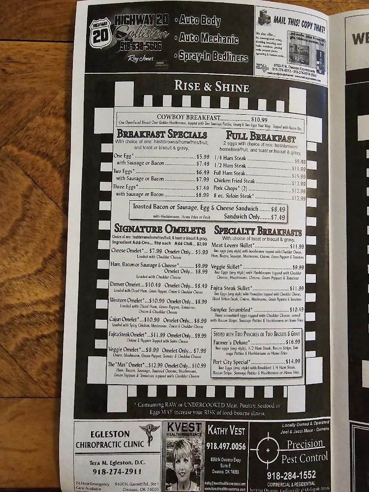 Mom's Diner Menu image 3