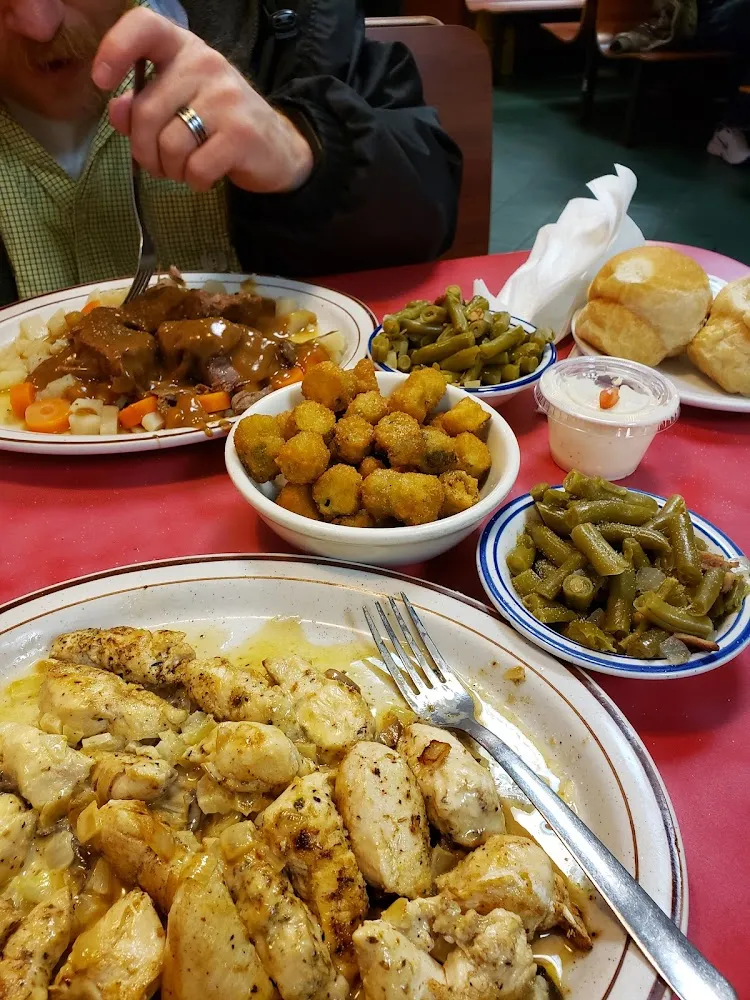 Pot Roast Dinner and Southwestern Chicken Breast Dinner